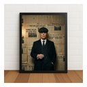Ver imagem 1 de Quadro Decorativo Thomas Shelby com Vidro Preto