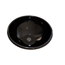 Ver imagem 4 de Cuba de Banheiro 35cm Sofisticação Minimalista em Preto com Alta Durabilidade