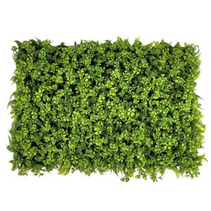 Placa De Grama Samambaia E Trevo 60x40cm Planta Artificial
