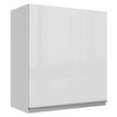 Ver imagem 1 de Armário De Cozinha Aéreo 100% MDF 60 cm Porta Branco Brilho Acordes Madesa