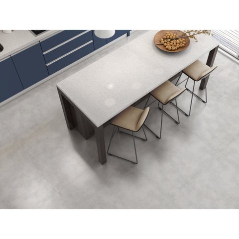 Piso Vinilico Colado Placa Nobile Studio 2mm Ruffino Cinza/Concreto