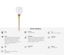 Ver imagem 2 de Kit 10 Taças Beach Queen Boccatti 520ml Drink na Areia Praia Cor:dourado