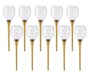 Ver imagem 1 de Kit 10 Taças Beach Queen Boccatti 520ml Drink na Areia Praia Cor:dourado