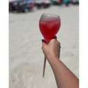 Ver imagem 3 de Kit 10 Taças Beach Queen Boccatti 520ml Drink na Areia Praia Cor:dourado