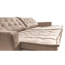 Ver imagem 5 de Sofá sem Caixa Retrátil Baú 1,80m Cama Inbox Secret Suede Velusoft Bege