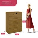 Ver imagem 3 de Cômoda 5 Gavetas e 1 Chave Rio