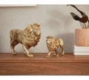Ver imagem 4 de Decoração Escultura Leão em Poliresina Mart 14892