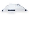 Jogo de Cama King 200 Fios Davos - Marken Fassi Branco/Marinho - 2