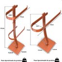 Ver imagem 5 de Porta Papel Higiênico de Chão e Toalha Lavabo Rose Gold.d