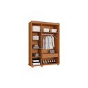 Ver imagem 2 de Guarda Roupa Multiuso Quarto Solteiro Belize 100% Mdf - Nature/offwhite