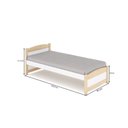 Ver imagem 3 de Cama Solteiro Madeira Maciça/MDF Teen Casatema MadeiraOriginals Branco/Marrom