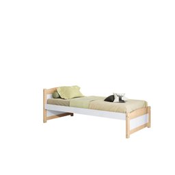 Cama Solteiro Madeira Maciça/mdf Teen Casatema - 2