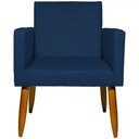 Ver imagem 1 de Poltrona Decorativa Nina Sala e Escritório Azul Marinho