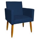 Ver imagem 2 de Poltrona Decorativa Nina Sala e Escritório Azul Marinho