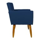 Ver imagem 4 de Poltrona Decorativa Nina Sala e Escritório Azul Marinho