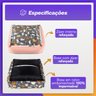 Enxoval Cama de Cachorro Impermeável com Zíper Pandora 63x63 Aumigos Rose - 4