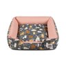 Enxoval Cama de Cachorro Impermeável com Zíper Pandora 63x63 Aumigos Rose - 7