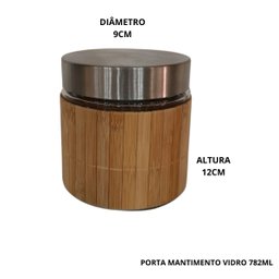 Porta Mantimento Vidro Tradition Jolitex Hermético Prático:782ml - 5