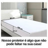 Capa Colchão Solteiro Impermeável Protetor Elástico Anti Ácaro Cama Protetora 188x88cm Lençol Anti X - 4