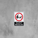 Ver imagem 3 de Combo 10 Placas de Sinalização Sujou Recolha 15x20 Acesso - P-36 F9e