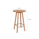 Ver imagem 3 de Mesa Bistrô Tampo Liso 60cm Naipe