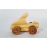 Carrinho de Madeira Maciça 4. Brinquedo Artesanal e Decoração. - 2