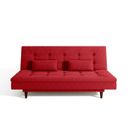 Ver imagem 5 de Sofá Cama para Sala de Estar 3 Lugares 190 Cm Sofanete Vermelho