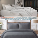 Ver imagem 4 de Cobreleito Queen Size 300 Fios Melynda Bordado Super Elegante:cinza