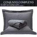 Ver imagem 6 de Cobreleito Queen Size 300 Fios Melynda Bordado Super Elegante:cinza