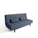 Ver mais imagens de Sofá Cama 3 Lugares 190 Cm Sofanete Nabalina Azul