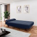 Ver imagem 2 de Sofá Cama 3 Lugares 190 Cm Sofanete Nabalina Azul