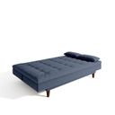 Ver imagem 7 de Sofá Cama 3 Lugares 190 Cm Sofanete Nabalina Azul