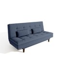 Ver mais imagens de Sofá Cama 3 Lugares 190 cm Sofanete Nabalina Azul