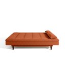 Ver imagem 6 de Sofá Cama 3 Lugares 190 cm Sofanete Nabalina Laranja Terracota