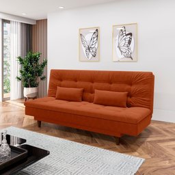 Sofá Cama 3 Lugares 190 Cm Sofanete Nabalina - 1