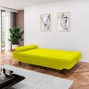 Ver imagem 2 de Sofá Cama 3 Lugares 190 Cm Sofanete Nabalina Amarelo