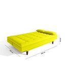 Ver imagem 4 de Sofá Cama 3 Lugares 190 Cm Sofanete Nabalina Amarelo