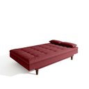 Ver imagem 7 de Sofá Cama 3 Lugares 190 cm Sofanete Nabalina Vermelho Vinho