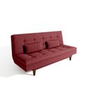 Ver mais imagens de Sofá Cama 3 Lugares 190 Cm Sofanete Nabalina Vermelho Vinho