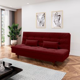 Sofá Cama 3 Lugares 190 Cm Sofanete Nabalina - 1