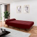 Ver imagem 2 de Sofá Cama 3 Lugares 190 Cm Sofanete Nabalina Vermelho Vinho