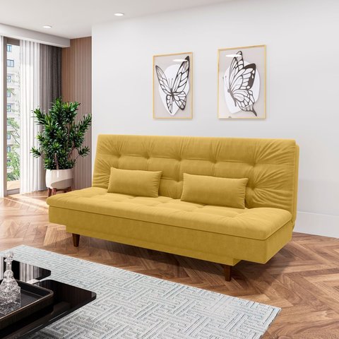 Sofá Cama 3 Lugares 190 Cm  Sofanete Nabalina