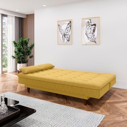 Sofá Cama 3 Lugares 190 Cm  Sofanete Nabalina - 2