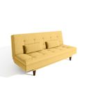 Ver imagem 7 de Sofá Cama 3 Lugares 190 Cm Sofanete Nabalina Amarelo Mostarda