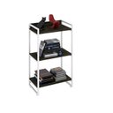 Ver imagem 2 de Estante para Livros Industrial 104cmx60cm 3 Prateleiras Kuadra