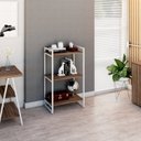 Ver imagem 6 de Estante para Livros Industrial 104cmx60cm 3 Prateleiras Kuadra