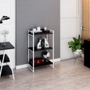 Ver imagem 6 de Estante de Livros Industrial Aço 60CMX104CM 3 Prateleiras Kuadra Preto