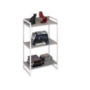 Ver imagem 2 de Estante de Livros Industrial Aço 60CMX104CM 3 Prateleiras Kuadra Branco