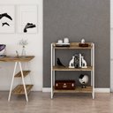 Ver imagem 1 de Estante para Livros Industrial 104cmx80cm 3 Prateleiras Kuadra