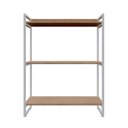 Ver imagem 3 de Estante para Livros Industrial 104cmx80cm 3 Prateleiras Kuadra